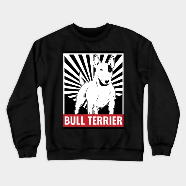 Bull Terrier Crewneck Sweatshirt by AladdinHub